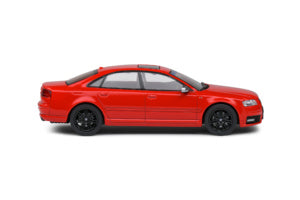 1:43 Audi S8 D3 Red W/Black Line
