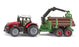 Massey Ferguson with Forestry Trailer