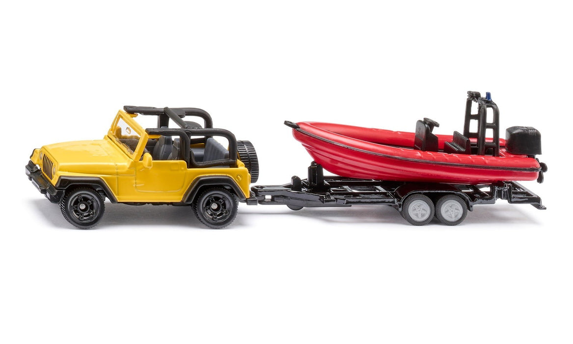 Jeep With Boat