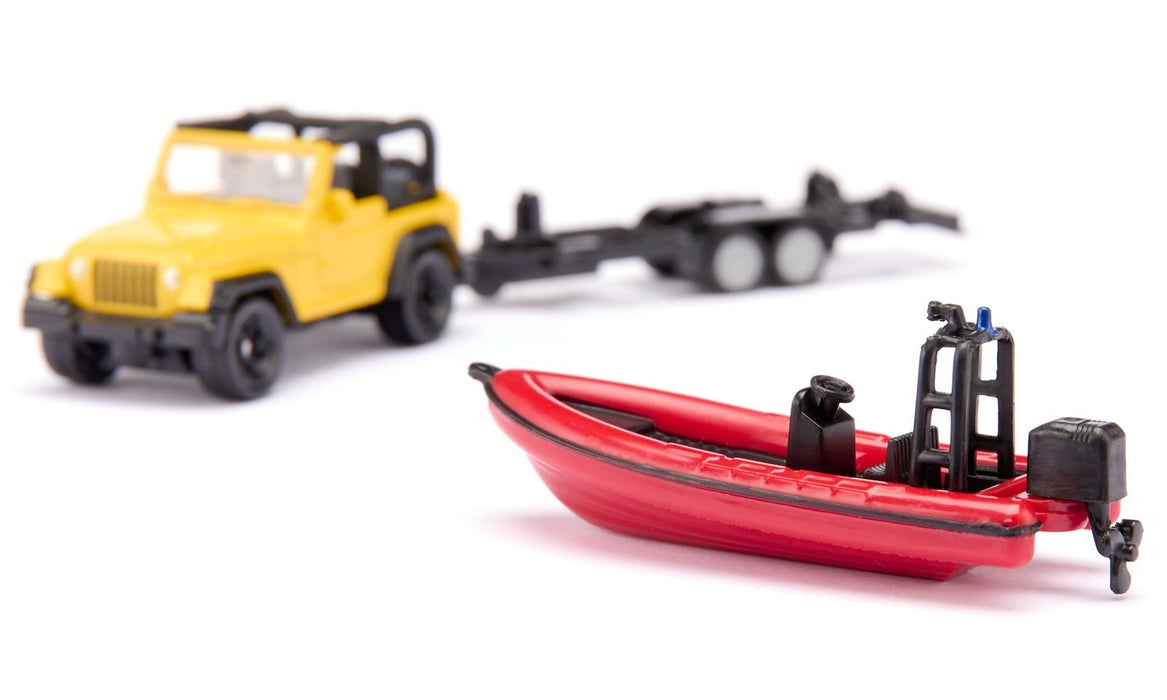 Jeep With Boat