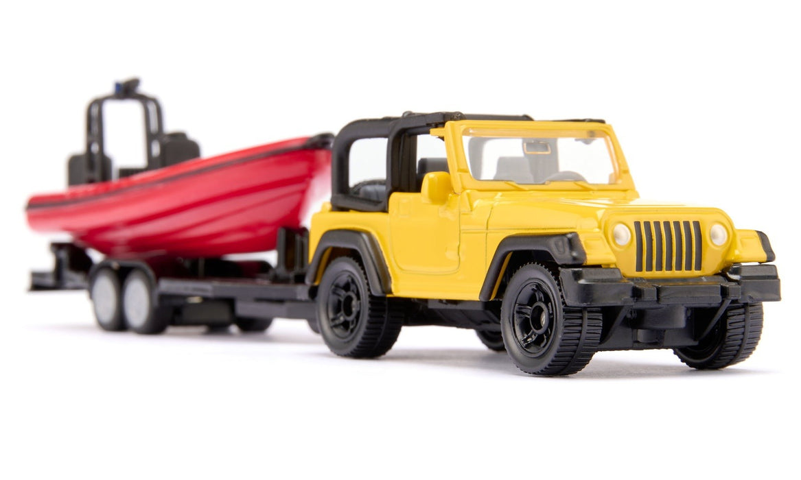 Jeep With Boat