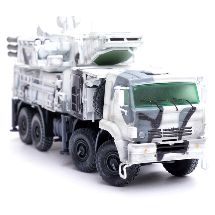 Pantsir-S1 Russian Air Defense Weapon System, Tri-Colour Arctic Camouflage (1:72 Scale)