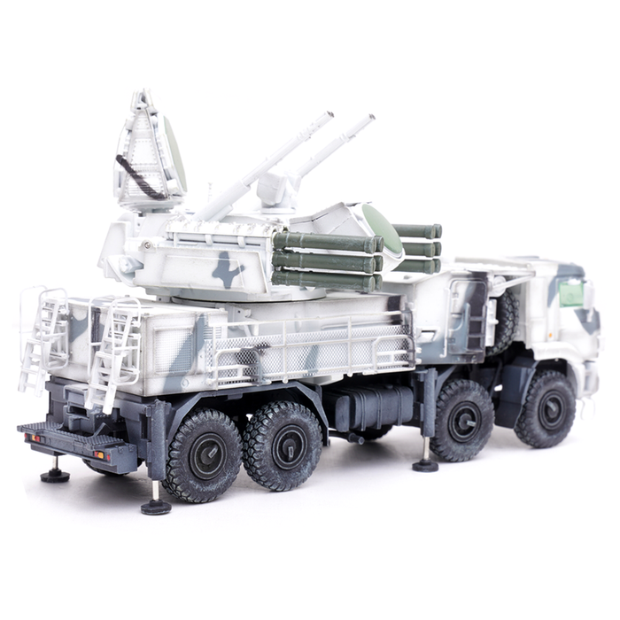 Pantsir-S1 Russian Air Defense Weapon System, Tri-Colour Arctic Camouflage (1:72 Scale)