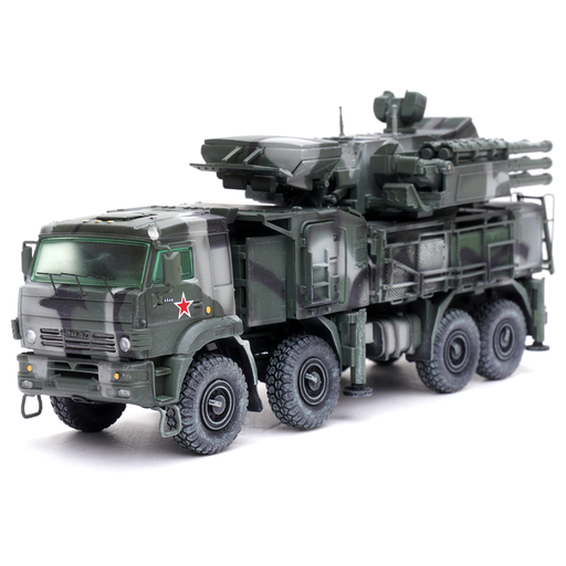 Pantsir-S1 Russian Air Defense Weapon System, Tri-Colour Camouflage (1:72 Scale)