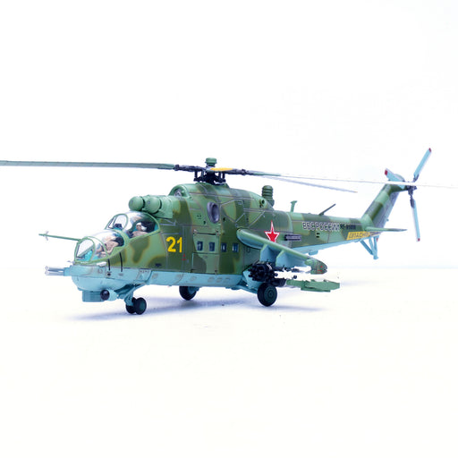 MI-24P, Aviation Group of Russian Air and Space Forces in Syria RF-91859 / 21 2017 - Khmeimin AB (1:72 Scale)
