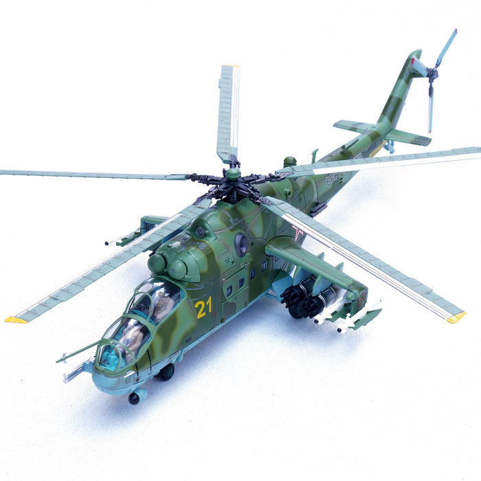 MI-24P, Aviation Group of Russian Air and Space Forces in Syria RF-91859 / 21 2017 - Khmeimin AB (1:72 Scale)