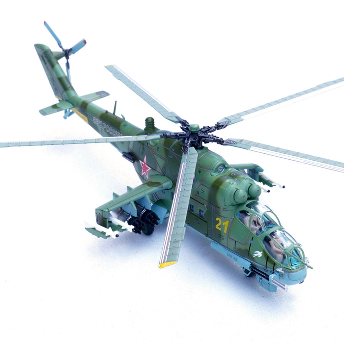 MI-24P, Aviation Group of Russian Air and Space Forces in Syria RF-91859 / 21 2017 - Khmeimin AB (1:72 Scale)