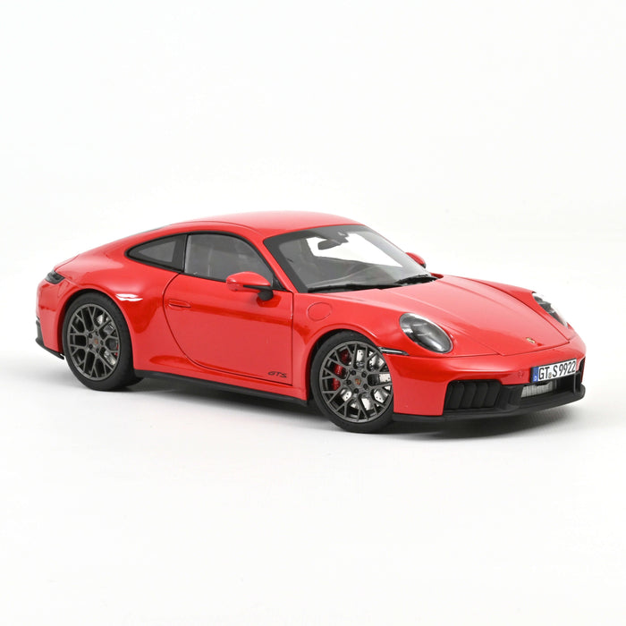 Porsche 911 Carrera 4 GTS 2025 Guards Red 1:18 - New Mold