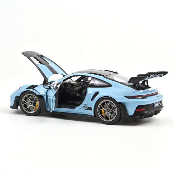 Porsche 911 GT3 RS w/Weissach Pack 2022 Light blue 1:18