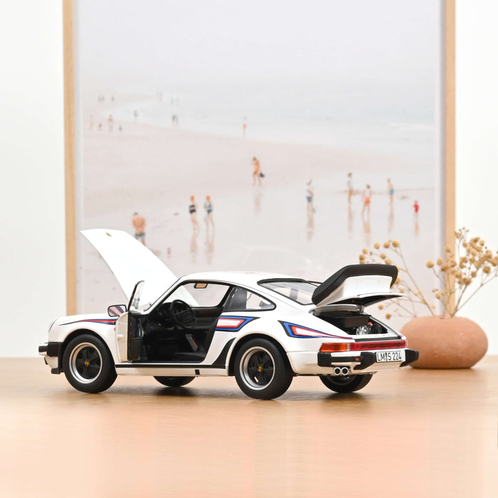 Porsche 911 Turbo 3.3 1980 White 1:18