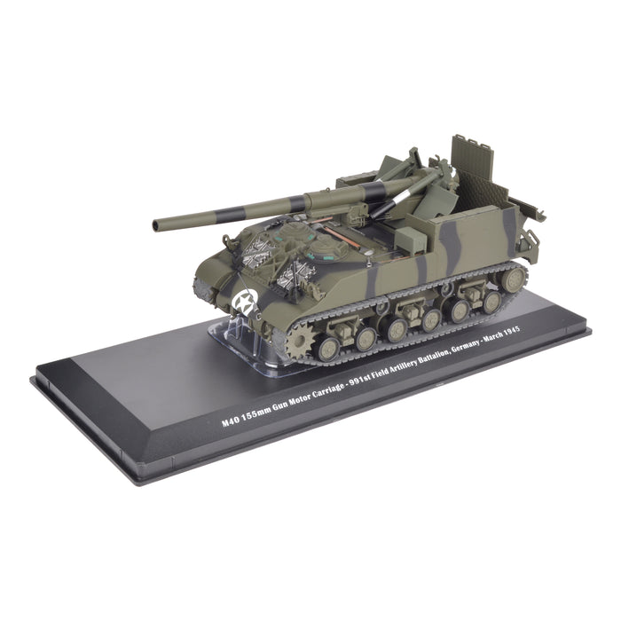 M40 155mm Gun Motor Carriage - 991st Field Artillery Battalion, Germany - March 1945