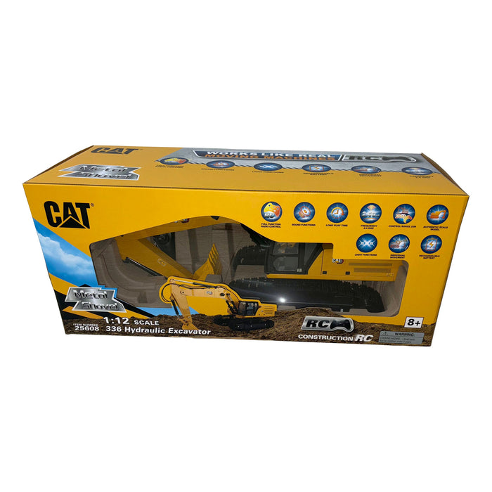 1:12 Scale Supersized Cat 336 Hydraulic Excavator RC (with rechargeable battery)