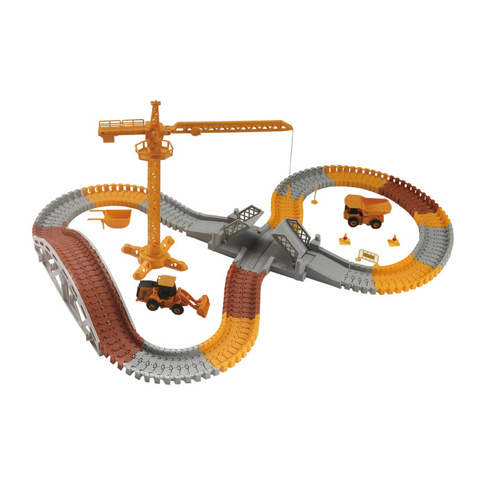 CAT Construction World Track Playset with 2 CAT vehicles (170pcs)