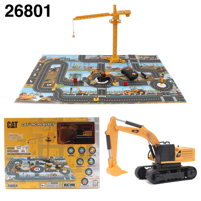 1:64 CAT RC Playset Assortment (4-style Assortment with 4 different CAT Machines)