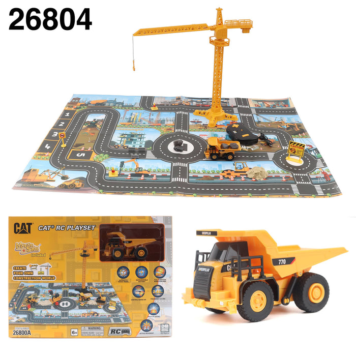 1:64 CAT RC Playset Assortment (4-style Assortment with 4 different CAT Machines)