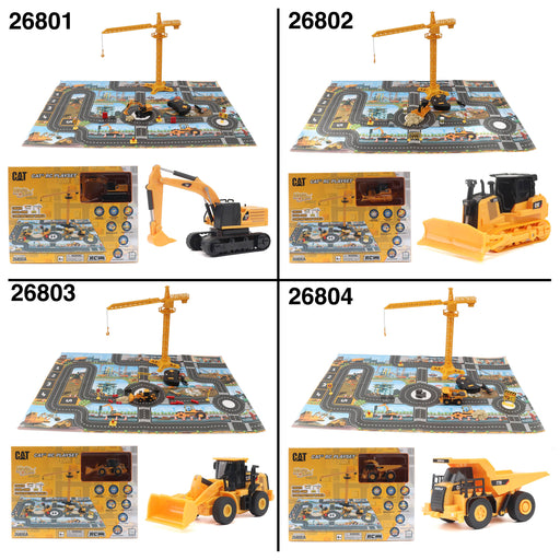 1:64 CAT RC Playset Assortment (4-style Assortment with 4 different CAT Machines)