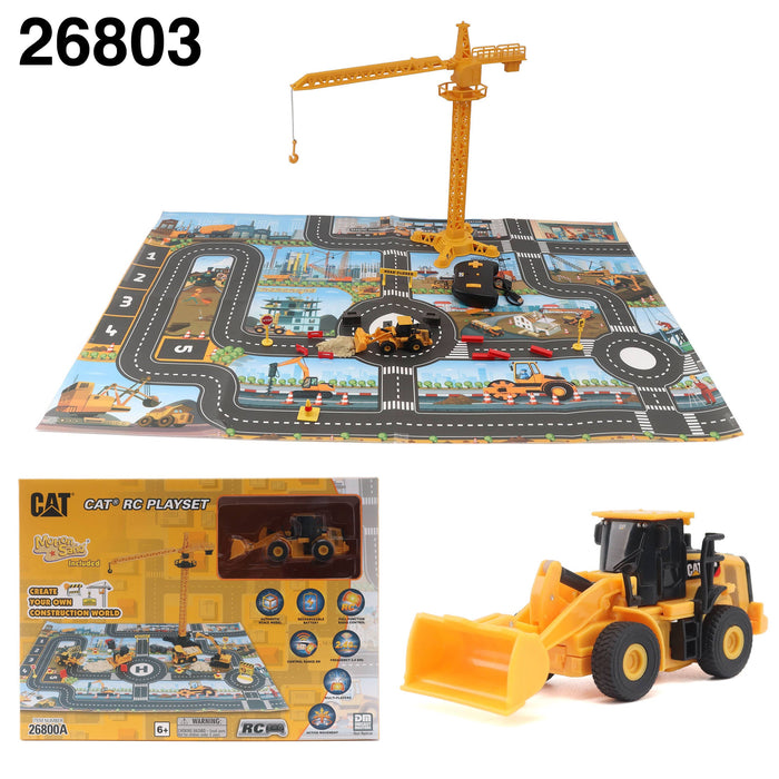 1:64 RC Cat 950M Wheel Loader Construction Playmat Playset