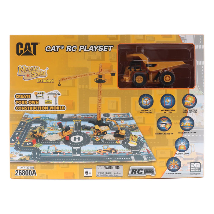 1:64 RC Cat 770 Mining Truck Construction Playmat Playset
