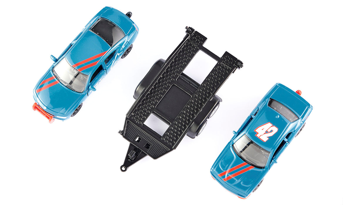 SIKU 1:55 Scale Dodge Charger With Dodge Challenger SRT Racing