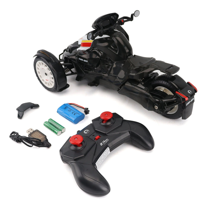 1:6 Radio Control Can-Am Ryker Rally (Include Rechargeable battery, charging cable, and AAA battery for controller, Ready to Run)
