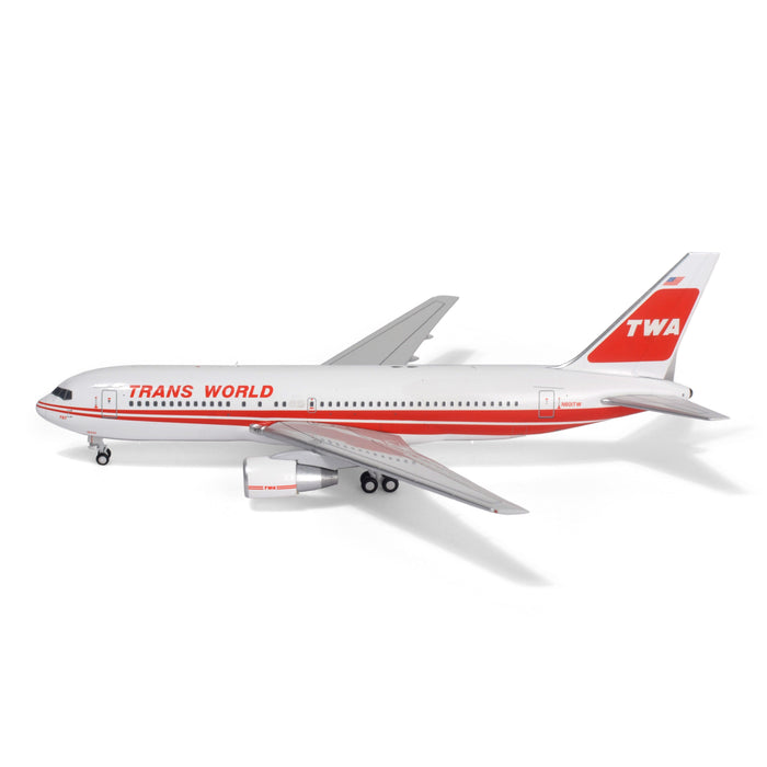1:400 Scale TRANS WORLD AIRLINES BOEING 767-200ER - N601TW