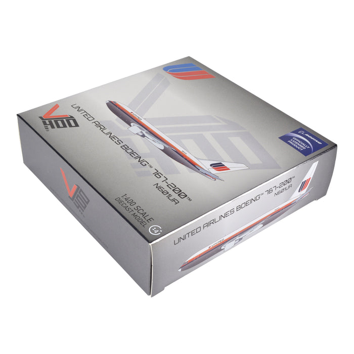 1:400 Scale UNITED AIRLINES BOEING 767-200ER - N601UA