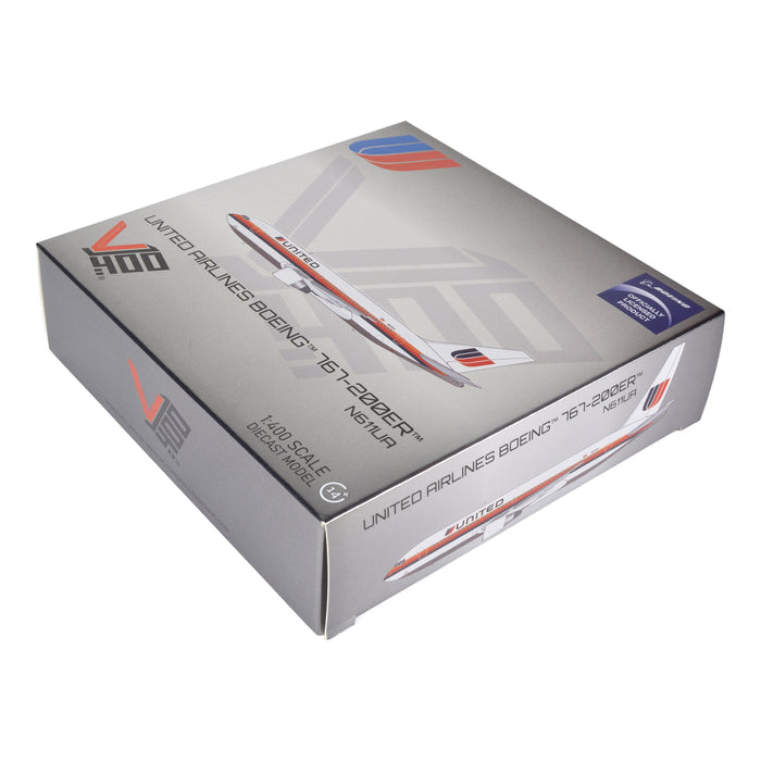 1:400 Scale UNITED AIRLINES BOEING 767-200ER - N611UA