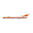 1:400 PSA Boeing 727-200 Orange N535PS