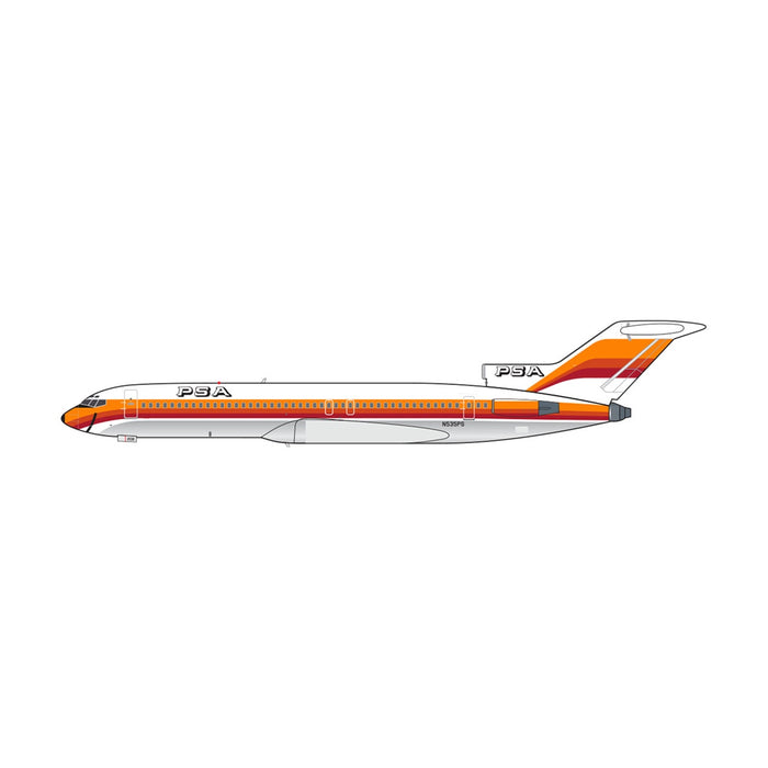 1:400 PSA Boeing 727-200 Orange N535PS