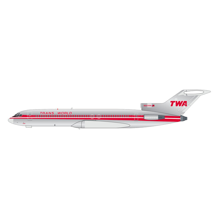 1:400 TWA Boeing 727-200 Project Skinny N64339