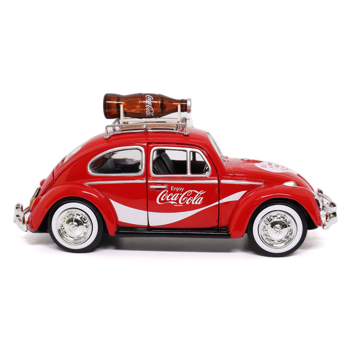 1966 VW Beetle with Bottle on Top Rack (1:24 Scale)