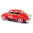 1/24 Scale 1966 VW Beetle with Rear Luggage Rack with 2 Bottle Cases- Coca-Cola