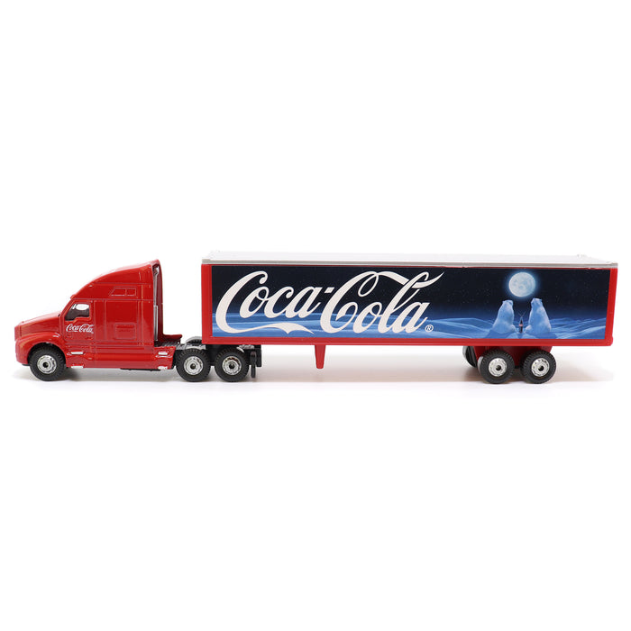 1:87 Coca Cola Moonlight Polar Bears Long Hauler - Semi Truck