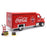 Beverage Delivery Truck With 2 Sliding Doors, Handcart and 4 Bottle Cases (1:50 Scale)