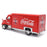 Beverage Delivery Truck With 2 Sliding Doors, Handcart and 4 Bottle Cases (1:50 Scale)