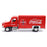 Beverage Delivery Truck With 2 Sliding Doors, Handcart and 4 Bottle Cases (1:50 Scale)