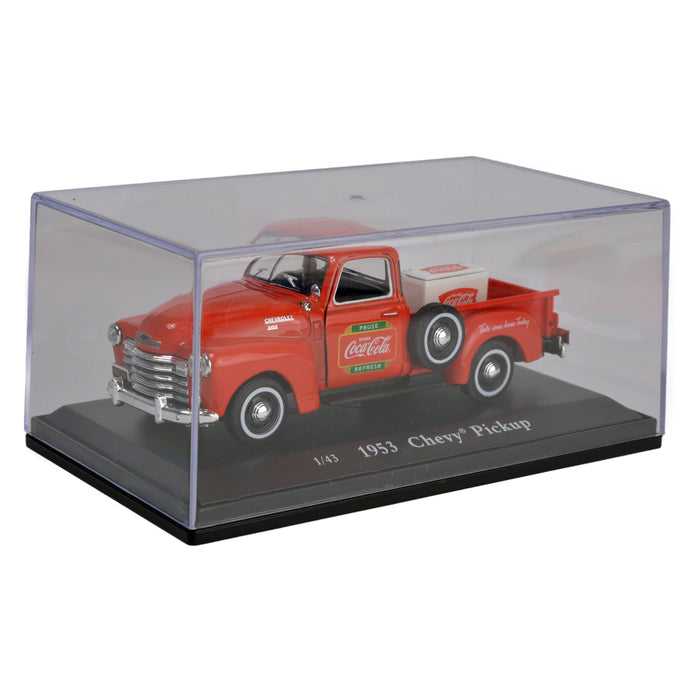 Coca-Cola 1953 Chevy Pickup with Metal Cooler (1:43 Scale)