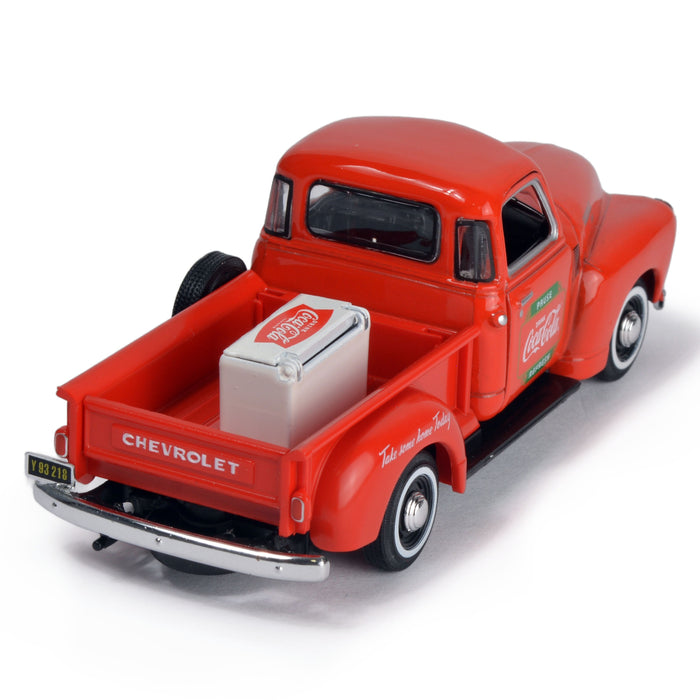 Coca-Cola 1953 Chevy Pickup with Metal Cooler (1:43 Scale)