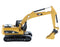 1:87 HO Scale Caterpillar 320D L Hydraulic Excavator with Multiple Work Tools