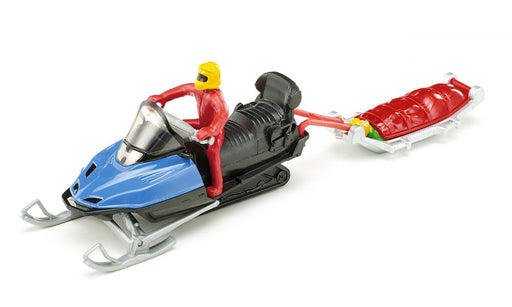 SIKU Snow Mobile With Rescue Sledge