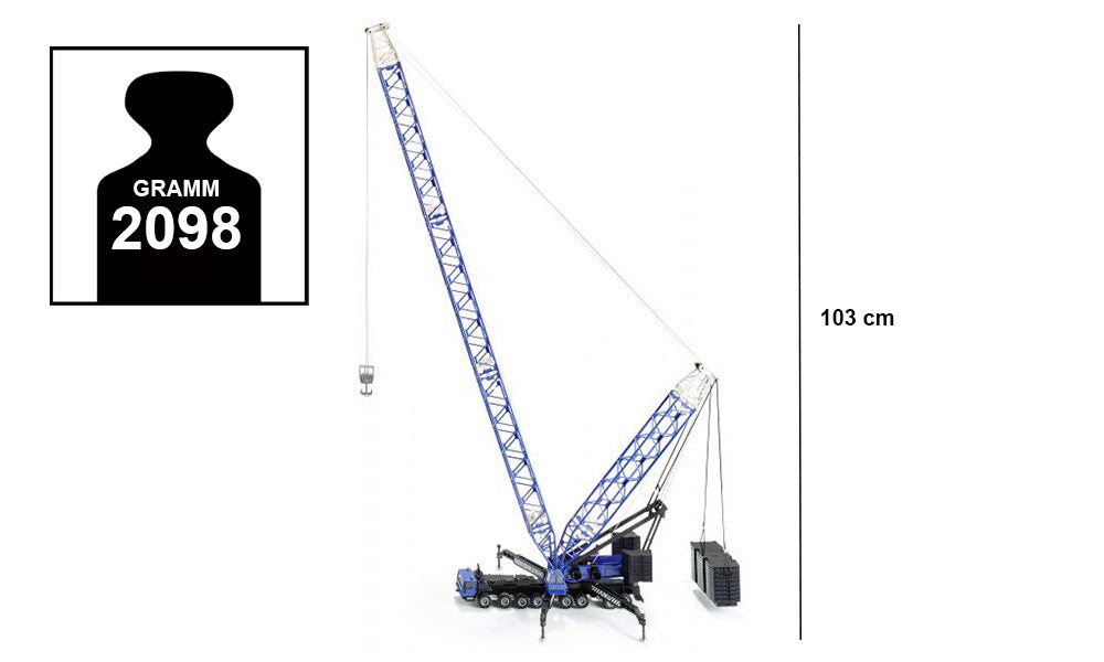 SIKU 1:55 Scale Heavy Mobile Crane