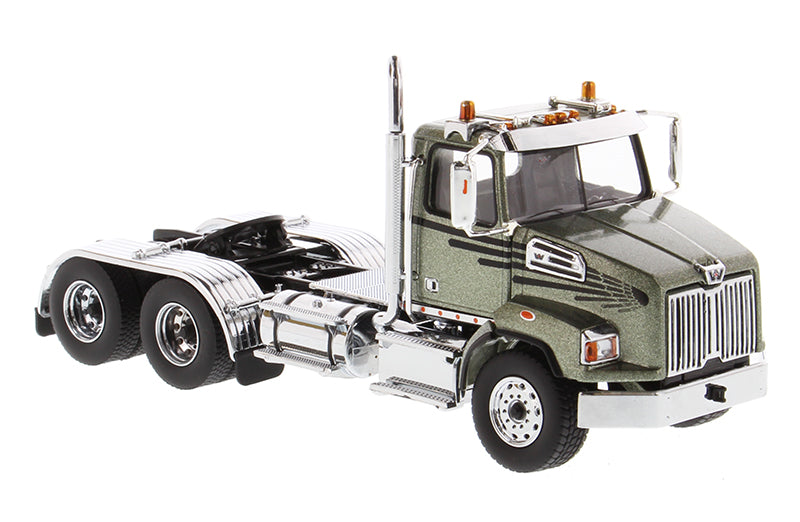 1:50 Western Star 4700 SBFA Tandem Day Cab - Metalic Olive Green