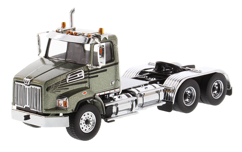 1:50 Western Star 4700 SBFA Tandem Day Cab - Metalic Olive Green