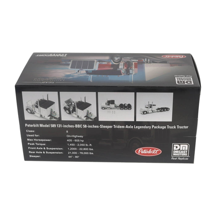 1:50 Peterbilt Model 589 131-inches-BBC 58-inches-Sleeper Legendary Package Truck Tractor