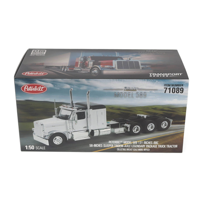 1:50 Peterbilt Model 589 131-inches-BBC 58-inches-Sleeper Legendary Package Truck Tractor