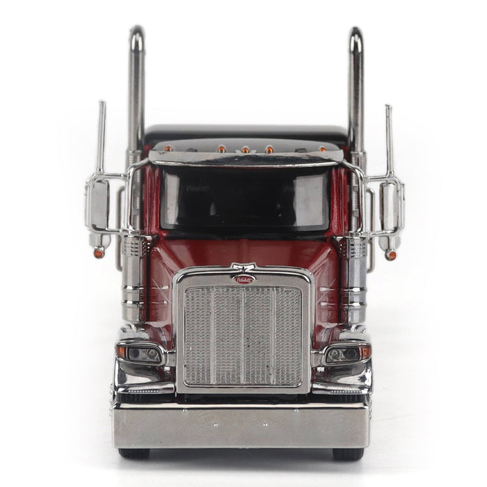 1:64 Peterbilt Model 589 131-inches-BBC 58-inches-Sleeper Tridem-Axle Legendary Package Truck Tractor (Legendary Red Color)