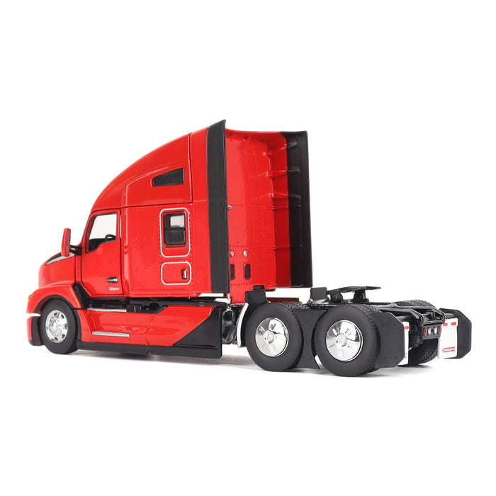 1:50 Kenworth T680 76in High Roof Sleeper Cab Tandem Tractor (Viper Red Version)