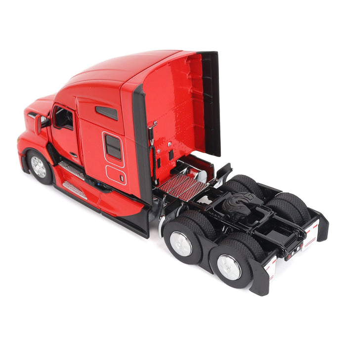 1:50 Kenworth T680 76in High Roof Sleeper Cab Tandem Tractor (Viper Red Version)