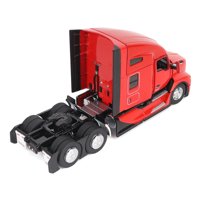 1:50 Kenworth T680 76in High Roof Sleeper Cab Tandem Tractor (Viper Red Version)