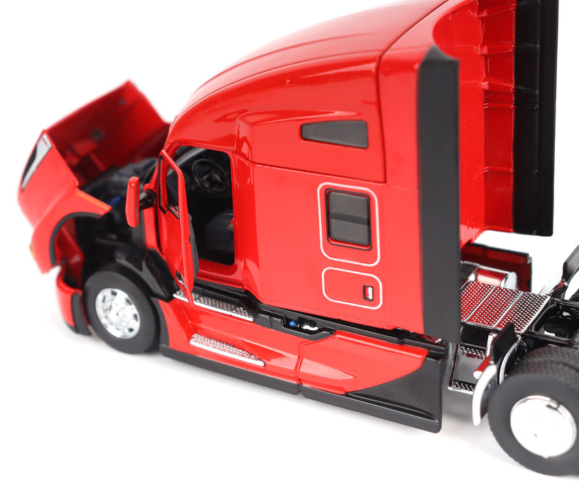 1:50 Kenworth T680 76in High Roof Sleeper Cab Tandem Tractor (Viper Red Version)